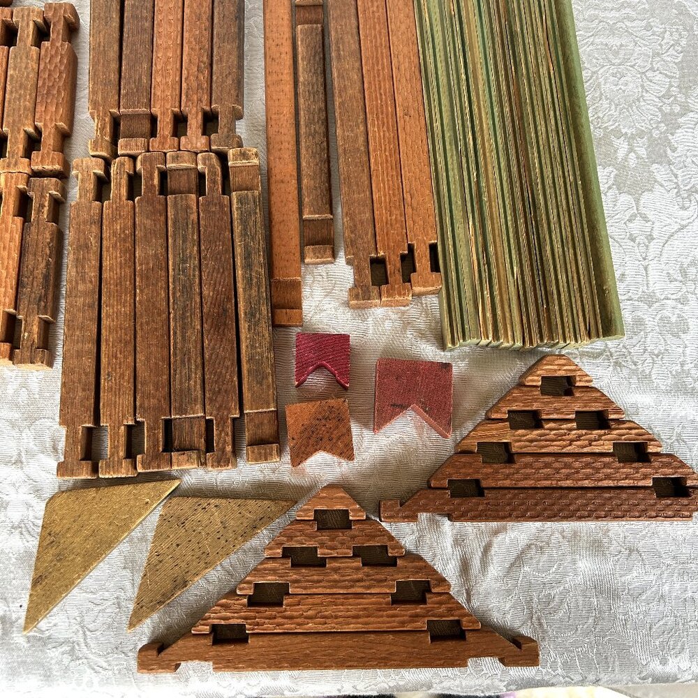 Vintage Licoln Log Toys 230 pc - Picture 4 of 6